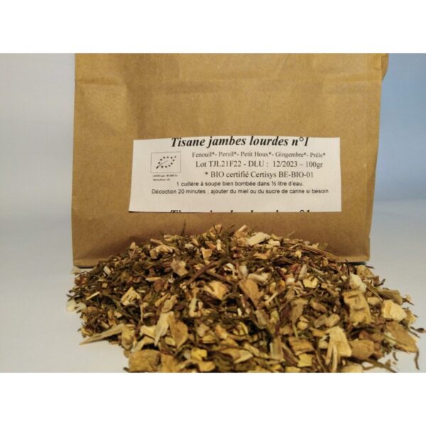 Tisane Jambes Lourdes N°1